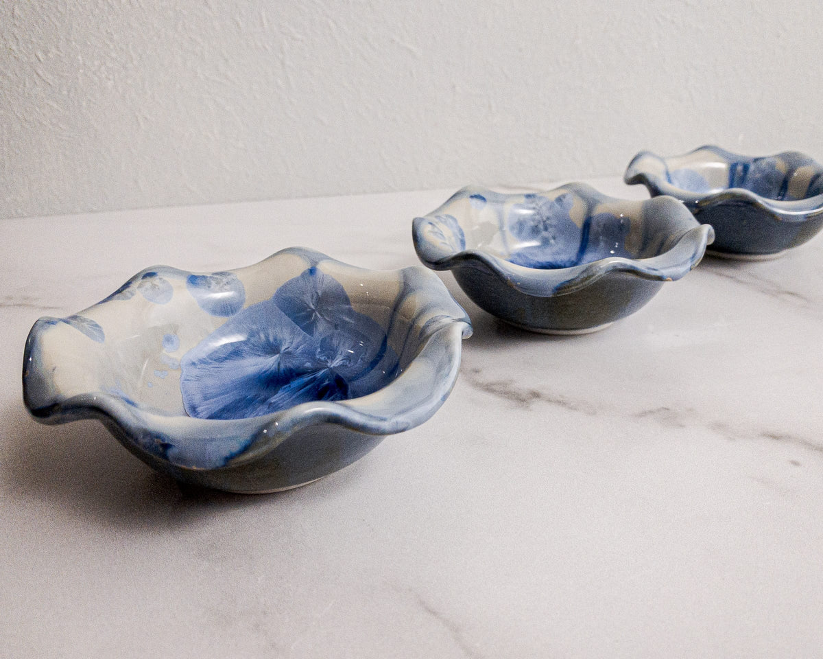 Mini Ruffle Bowl by Edgecomb Potters