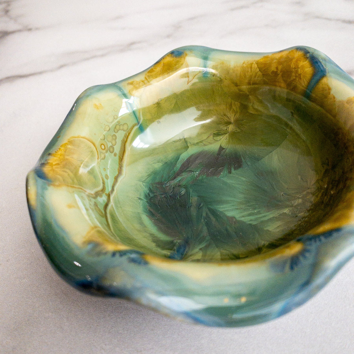 Mini Ruffle Bowl by Edgecomb Potters