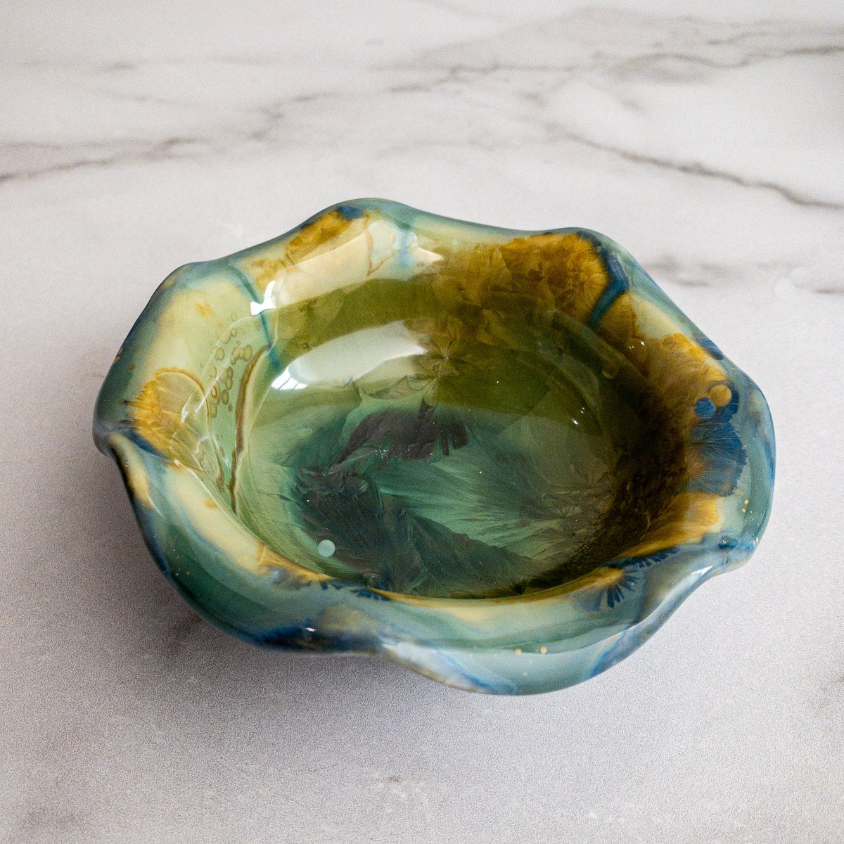 Mini Ruffle Bowl by Edgecomb Potters
