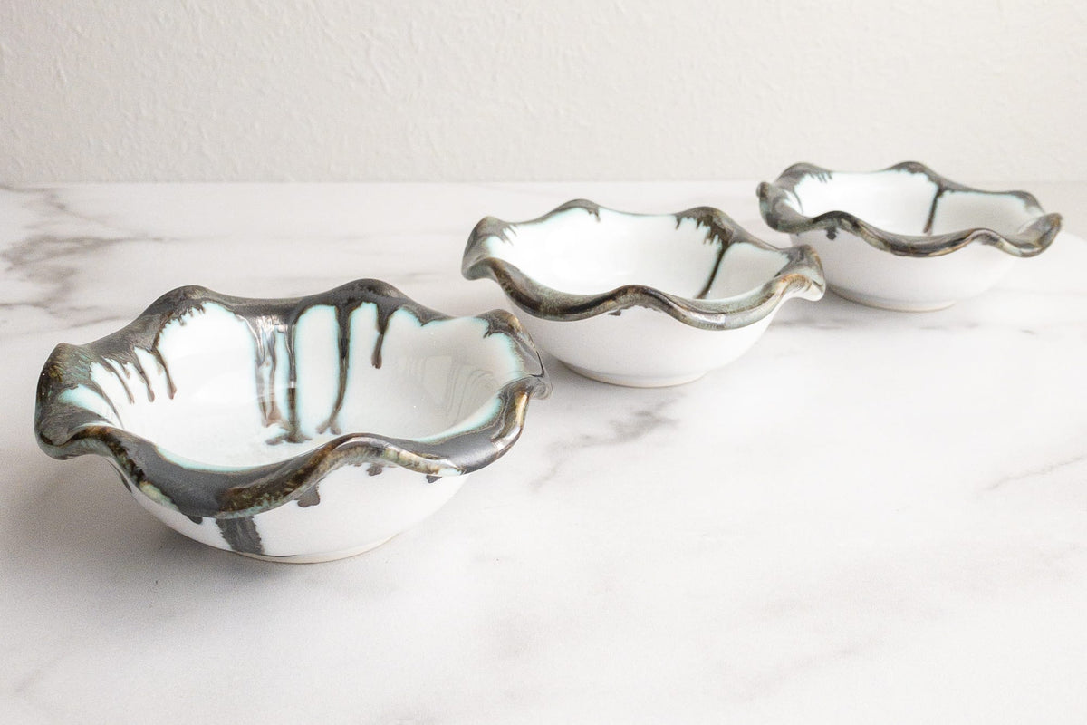 Mini Ruffle Bowl by Edgecomb Potters