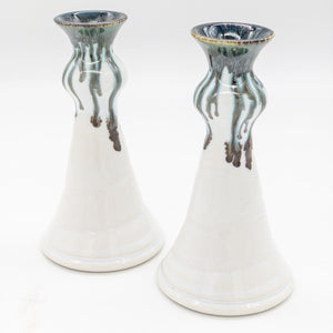 Candlesticks Medium, pair Pottery by Edgecomb Potters