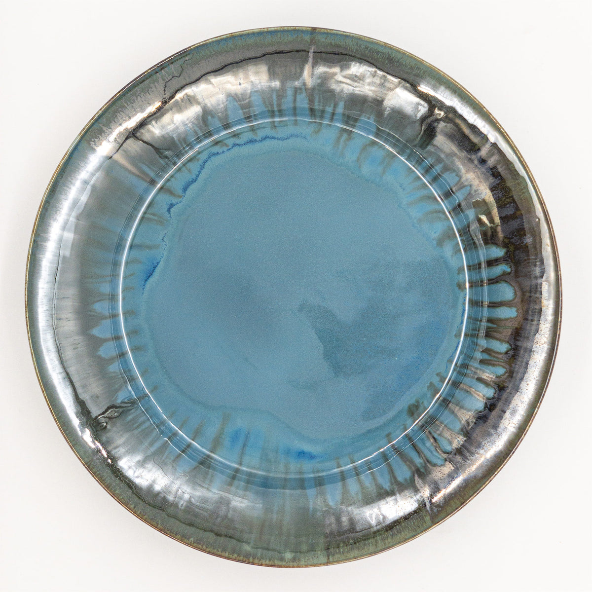 Round Platter Pottery by Edgecomb Potters