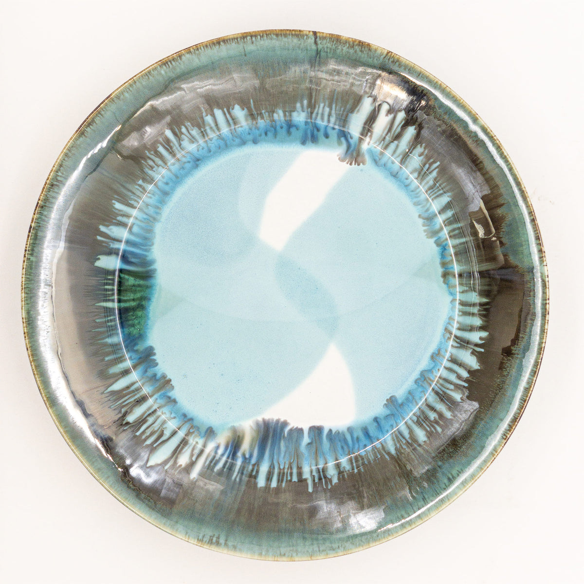 Round Platter Pottery by Edgecomb Potters