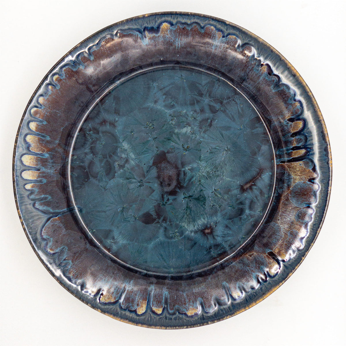 Round Platter Pottery by Edgecomb Potters