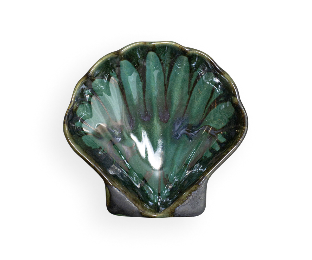 Puff Shell Dish Pottery by Edgecomb Potters