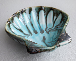 Puff Shell Dish Pottery by Edgecomb Potters
