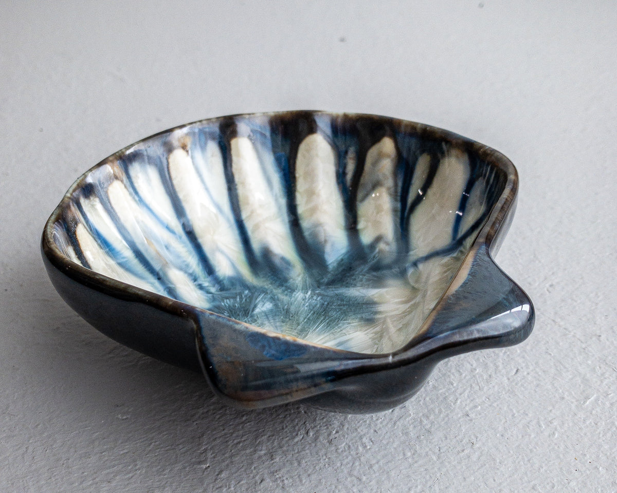 Puff Shell Dish Pottery by Edgecomb Potters