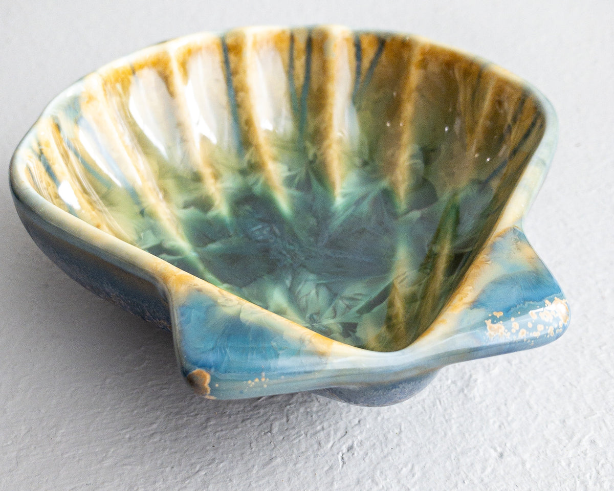Puff Shell Dish Pottery by Edgecomb Potters
