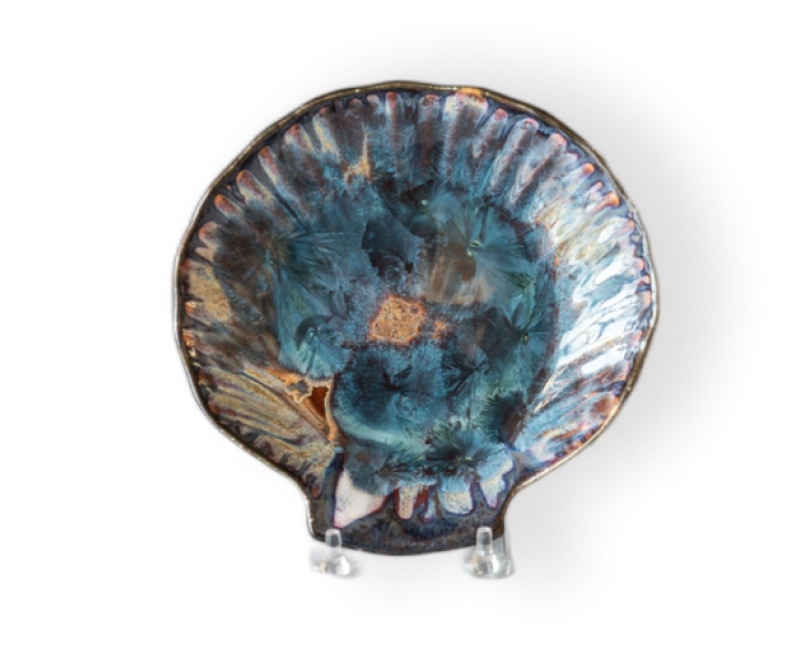 Shell Plate Pottery by Edgecomb Potters
