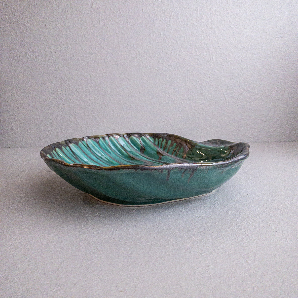 Shell Platter Pottery by Edgecomb Potters