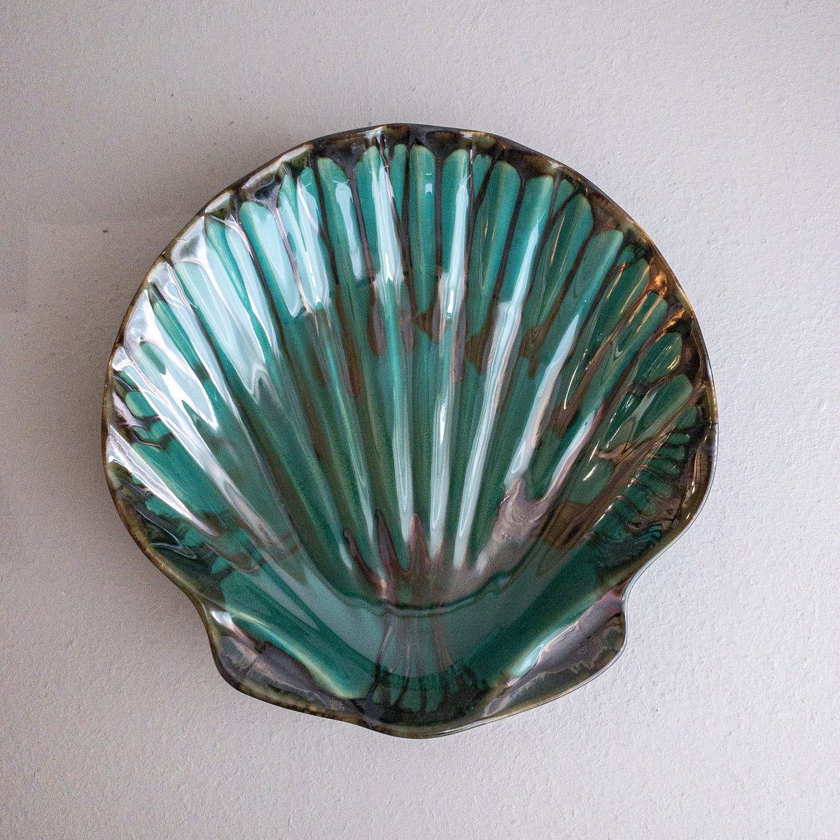 Shell Platter Pottery by Edgecomb Potters
