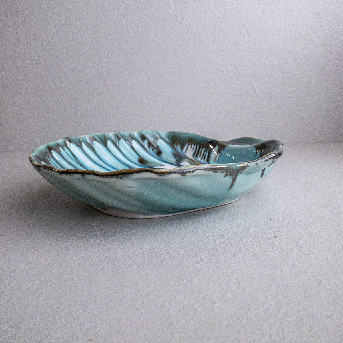 Shell Platter Pottery by Edgecomb Potters