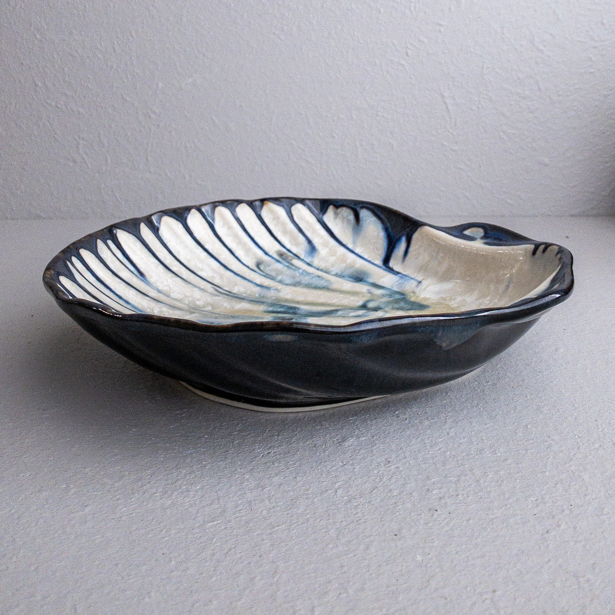 Shell Platter Pottery by Edgecomb Potters
