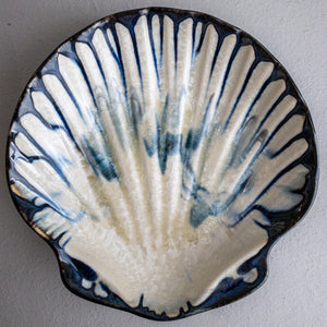Shell Platter Pottery by Edgecomb Potters