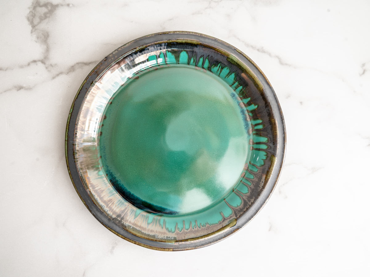 Thrown Dinner Plate Pottery by Edgecomb Potters
